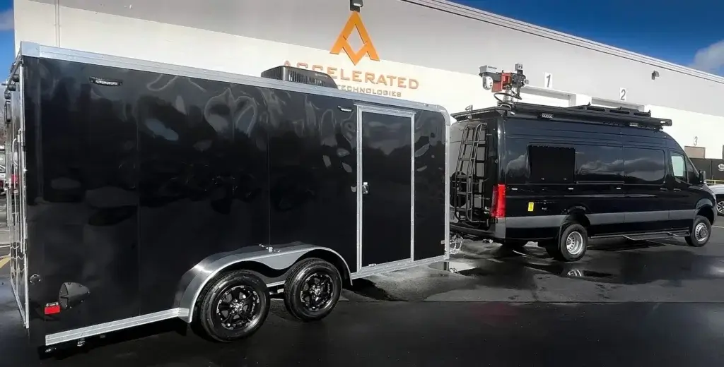 Mobile command vehicle and support trailer for FIFA 2026.