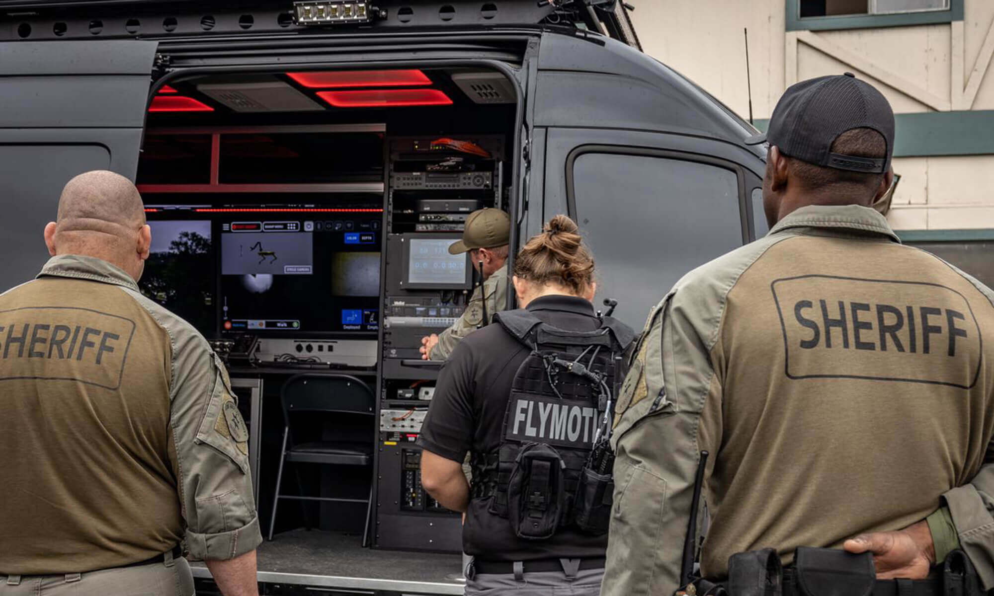 Mobile Command Vans - Command Operations with Flymotion Controls