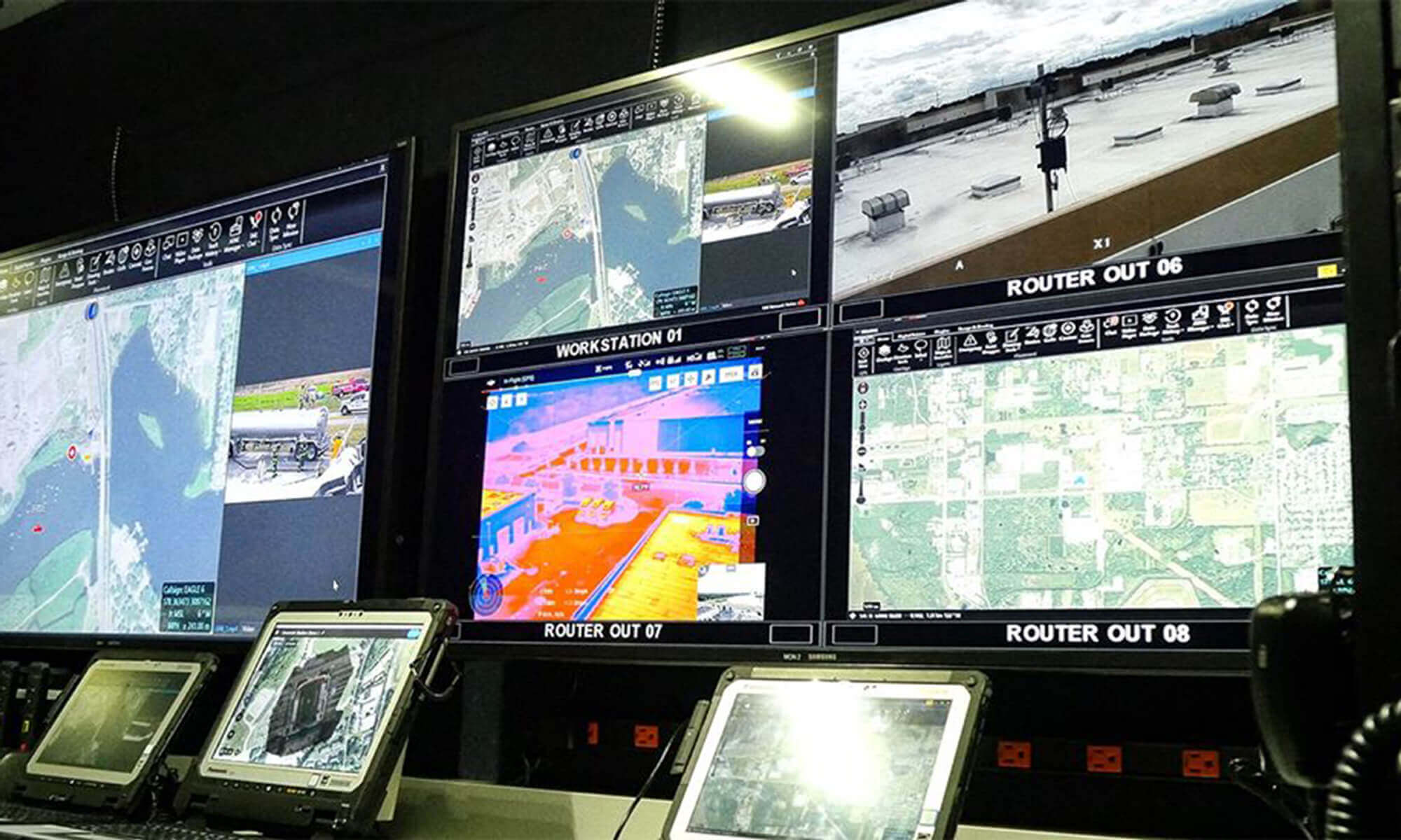 Mobile Command Vans - Router and Workstation Monitoring