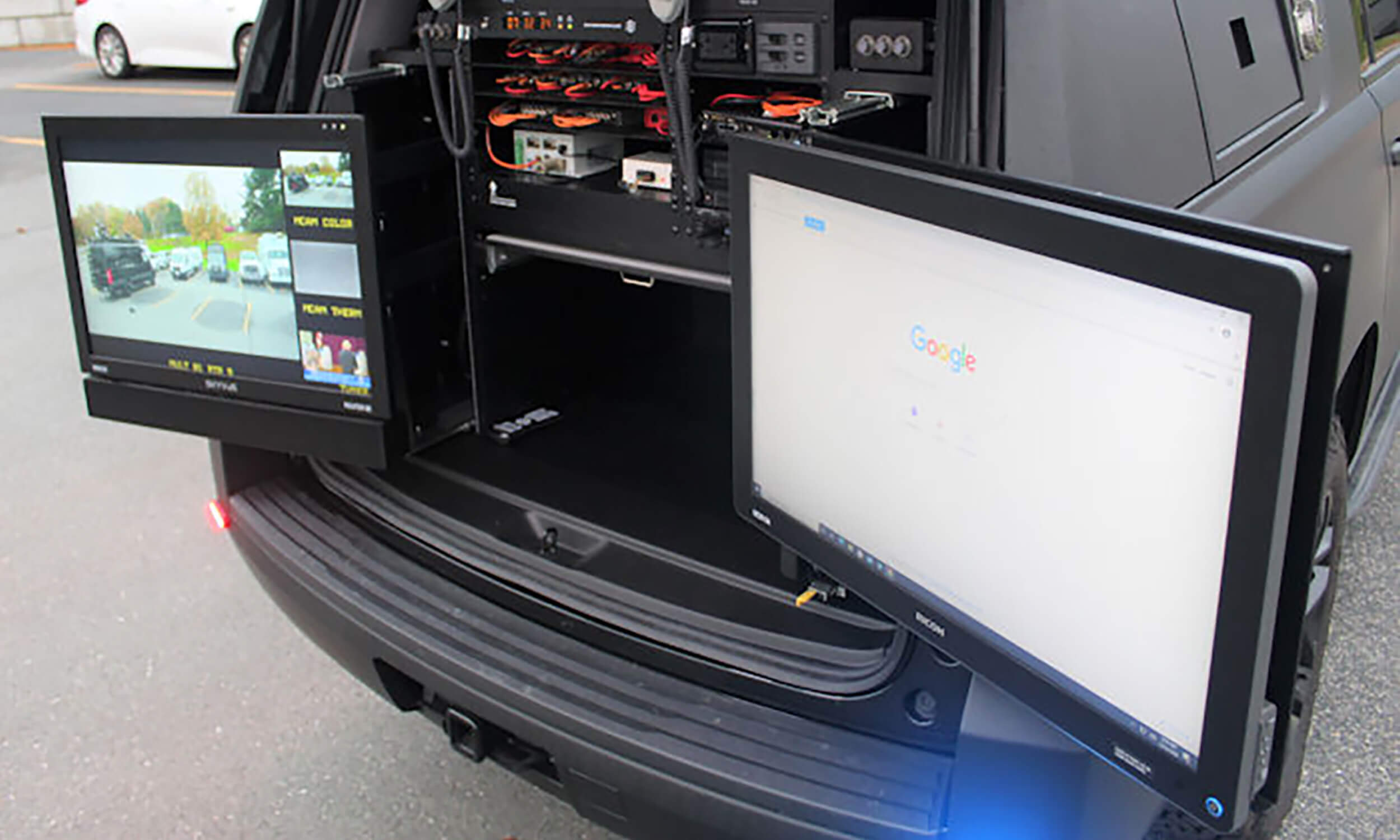 Mobile Emergency Operations Centers Exterior Rear Monitors