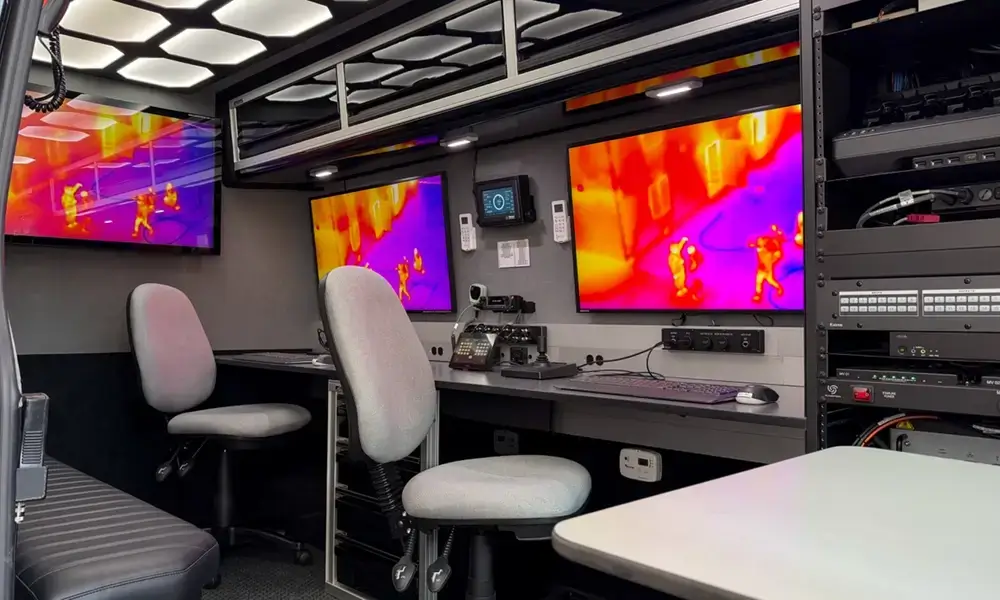 Accelerated Tactical Mobile Command Vehicle Workspace