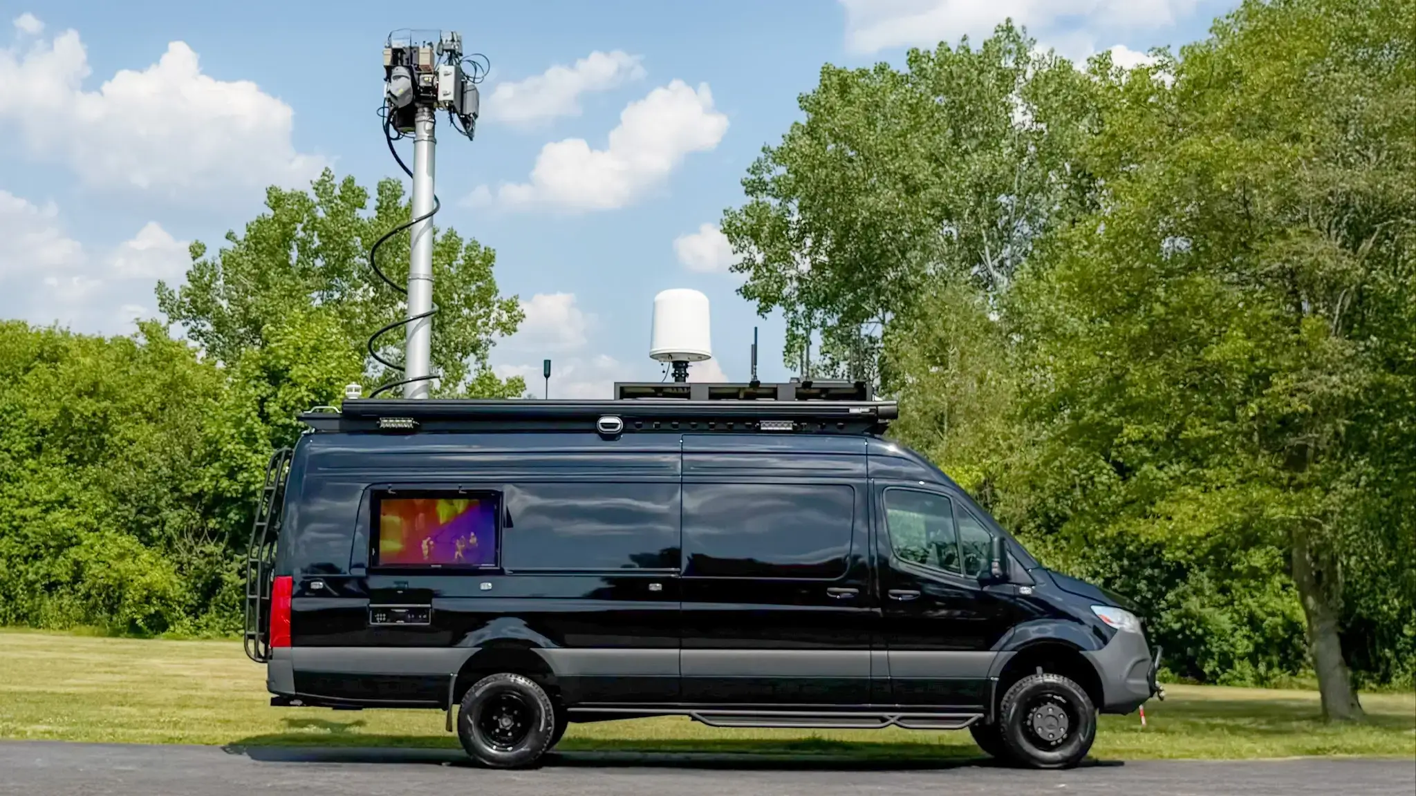 Accelerated Tactical's counter-uas flagship (side view)