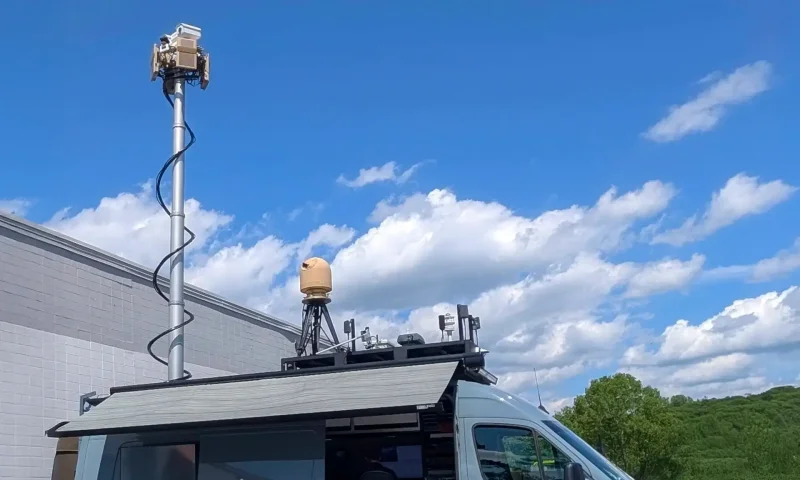 Mobile command vehicle with C-UAS Counter Drone