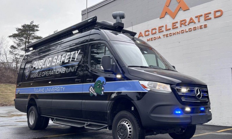 Sprinter-based public safety command vehicle for campus emergency response
